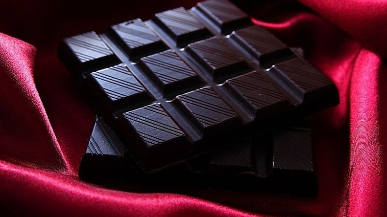 coklat gelap pada diet kefir