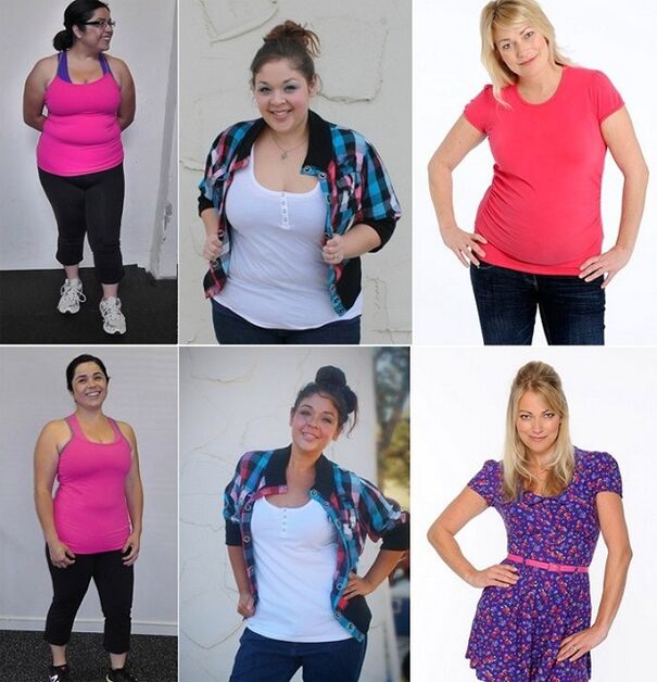 Gambar sebelum dan selepas menurunkan berat badan dengan diet Maggi